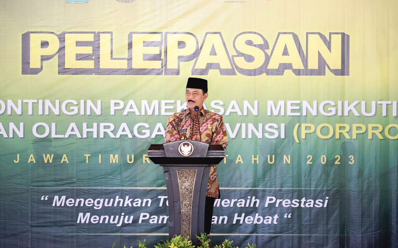 Wabup Pamekasan Lepas Kontingen Porprov VIII Jatim 2023