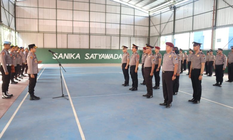 Selamat! 66 Polisi di Sumenep Naik Pangkat