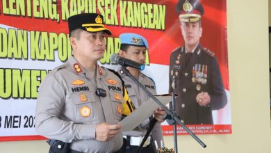 Sertijab Kasat Hingga Kapolsek, Kapolres Sumenep: Jangan Korupsi!