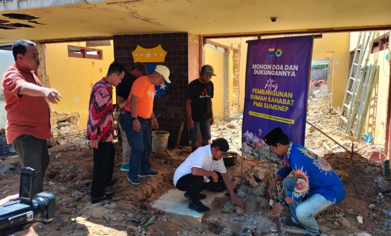 Bupati Fauzi Groundbreaking Rumah Sahabat PMII Sumenep