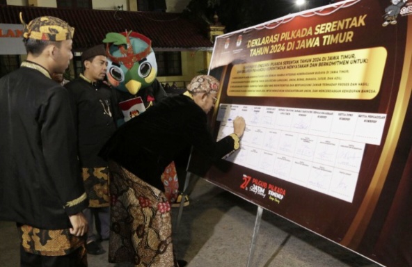 KPU Sumenep Bakal Kirab Maskot Pilkada 2024 'Si Busok dan Si Jalih'