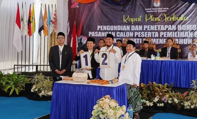 Pilkada Sumenep: FINAL Nomor Urut 1, FAHAM Nomor Urut 2